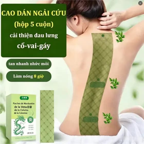 Adesivo para Coluna Long Gu – Alívio da Dor Lombar e Relaxamento Muscular