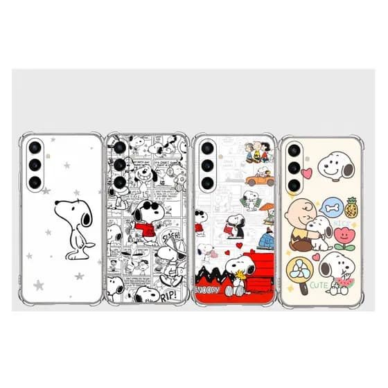 CAPA CAPINHA SAMSUNG S23 FE , S24 FE, S24 E S25 FE TPU DESENHOS VARIADOS CAPINHA CASE SNOOPY