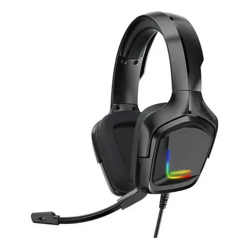 Fone De Ouvido Headset Gamer Onikuma K20 Preto RGB Para Pc Ps5 Ps4 Xbox Switch clip-icon Fone De Ouvido Headset Gamer On
