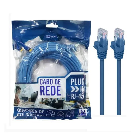 Cabo Rede Ethernet RJ45 Cat 5e MBtech