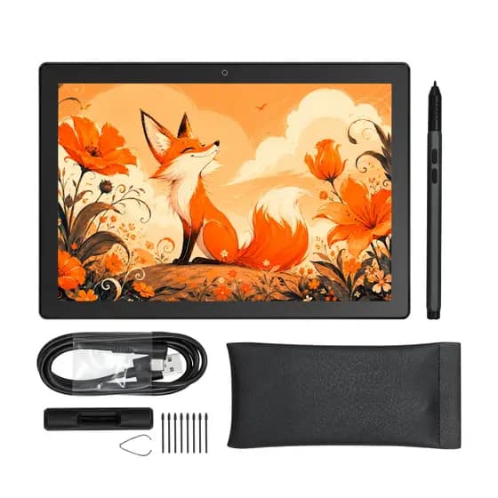Mesa Digitalizadora com Tela 10.1” Full HD Touch Caneta Passiva USB-C Compatível Windows e Mac