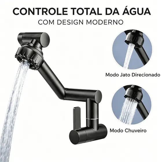 360 Tap° torneira multifuncional giratória para cozinha e banheiro
