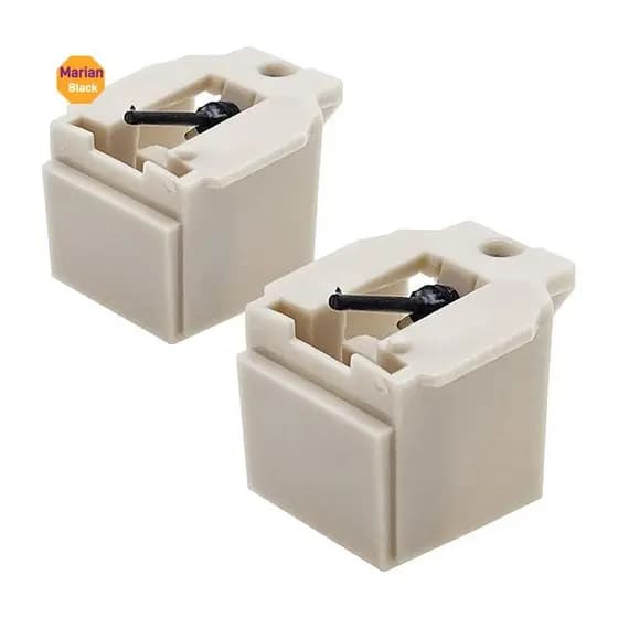 2 Peças AT3600L Diamante Record Player Agulhas Substituição Stylus Apto Para AT-LP60/PL300 Vinil Turntable