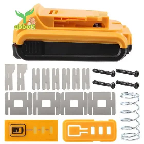 🌺Caixa De Plástico De Substituição De Bateria Para Peças De Tampa De Íon-Lítio 20V DCB201 , , 18V 3A 4A 5A