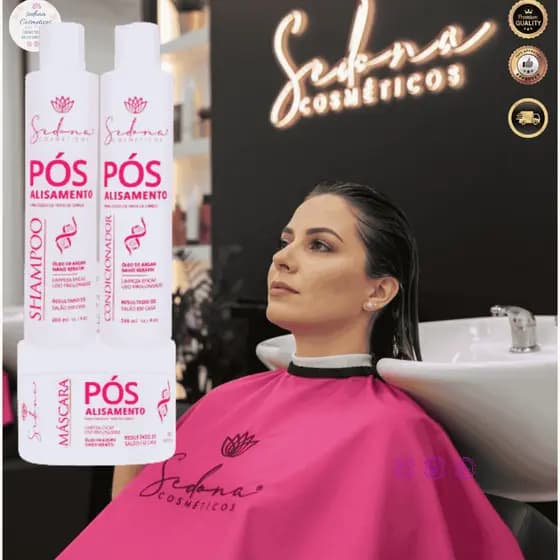 Kit Home Care Liso Perfeito – Prolonga o Alisamento, Hidrata e Alinha Fios Liso Duradouro sem frizz