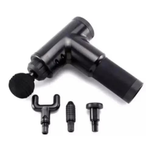 Massageador Elétrico Sem Fio Inteligente Facial Gun Bivolt Cor Preto Voltagem 110v/220v