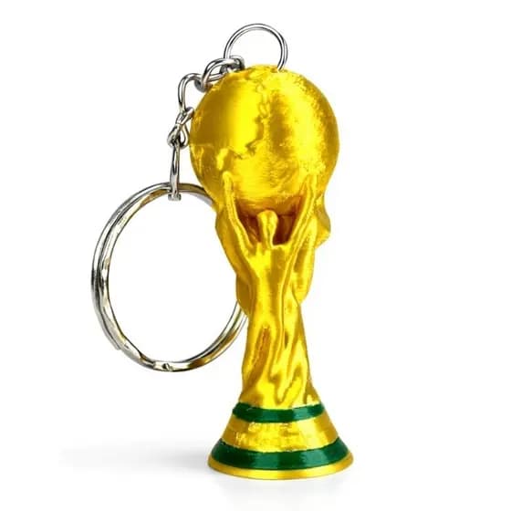 Chaveiro Troféu Copa do Mundo | Kit Lembrança para Revender