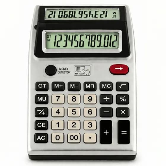 Calculadora ( Testa Dinheiro Falso ) Para Caixa De Comércio