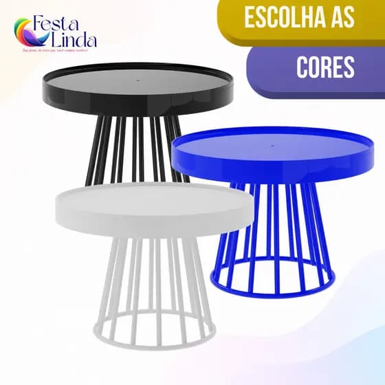 Kit com 3 Boleira Roma 23x17cm - Cores Sortidas - Festplastik