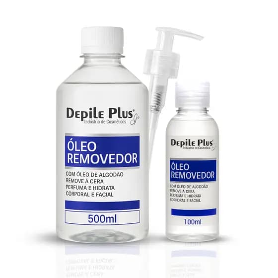 Óleo Hidratante Removedor de Cera de Algodão 500ML