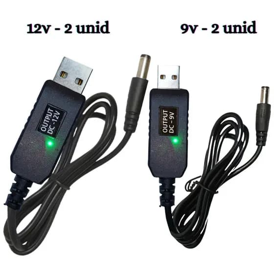 Kit 04 Conversor de tensão (02 und 9v) e (02und 12v) step up