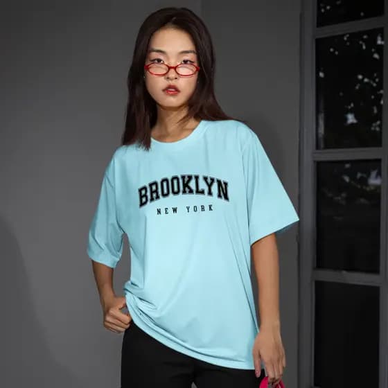 Camiseta Oversized Camiseta Feminina Blusa OVersized Blusa Feminina Blusa Brooklyn Camiseta Brooklyn