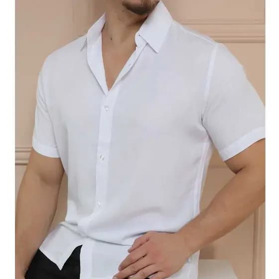 CAMISA SOCIAL MANGA CURTA VERAO 2025