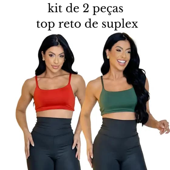 Kit 2 Top Retos De Alcinhas No Suplex De Academia
