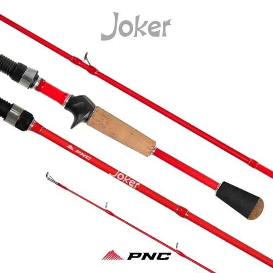 Vara De Pesca carbono Molinete Pnc Joker 2 Partes 8-17lb 1,83m