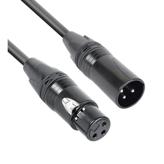 CABO MICROFONE PROFISSIONAL 2 A 5 XLR MACHO+ XLR FÊMEA 2 SONN