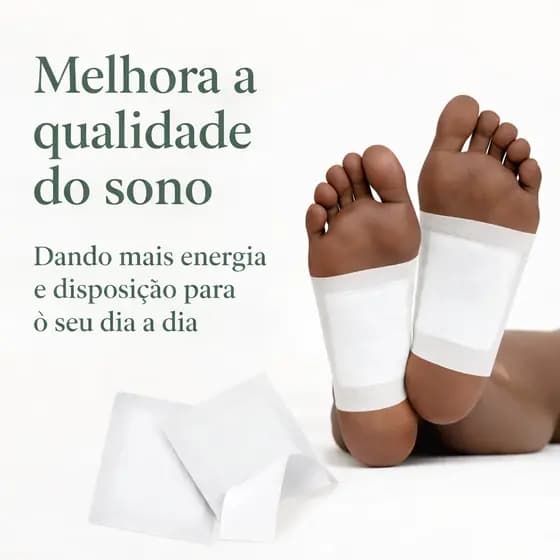 Kit Adesivo para Pés 10/20/50 Unidades – Relaxante Noturno, Sensação de Conforto e Bem-Estar