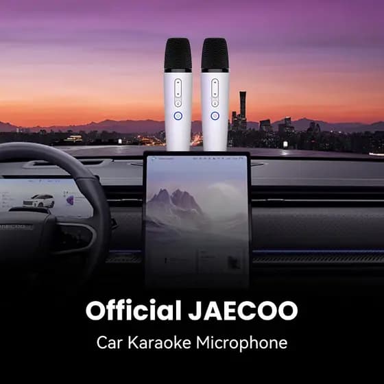 Microfone Oficial De Karaokê Jaecoo Car-Funciona Com J5 , J7 , O7 E Omoda E5 Chery Group Mic