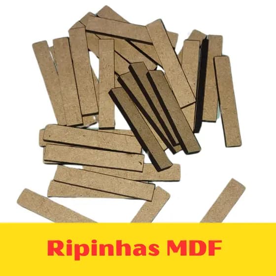 500 Palitos Pequenos tipo Ripa em Mdf para Artesanato e Usos Diversos