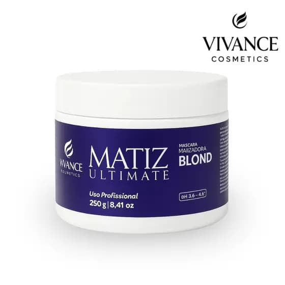 Máscara Matizadora Colored Desamareladora Cabelo - trata e mantém o loiro bonito 250ml