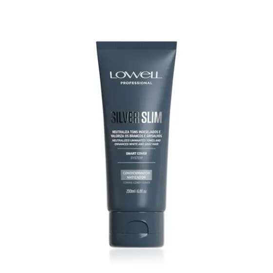 Condicionador Cabelo Grisalhos Lowell Novo Silver Slim 200ml