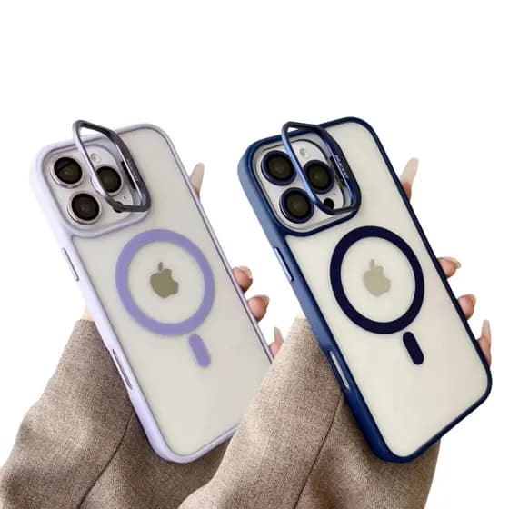 Capinha case magsafe + película proteção lente câmera para iphone 11 12 13 14 15 16 pro plus promax