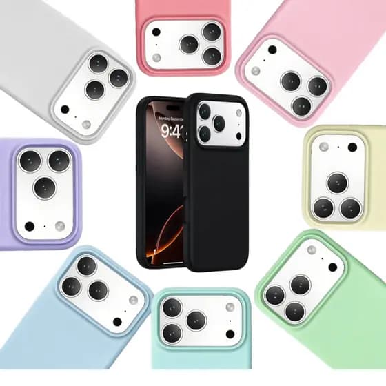 capa Capinha Case Silicone Aveludada proteção premium Para iPhone 17 17Air 17pro 17promax