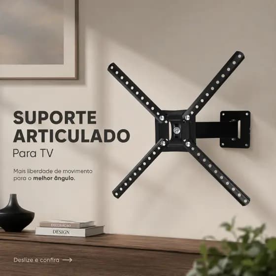 Suporte de parede Para TV 14 a 55 Polegadas Universal Ajustável Reforçado TV para Copa