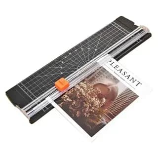 Guilhotina Portátil Cortador De Papel A4 A3, 36.5cmx9.5cm Material Escritório