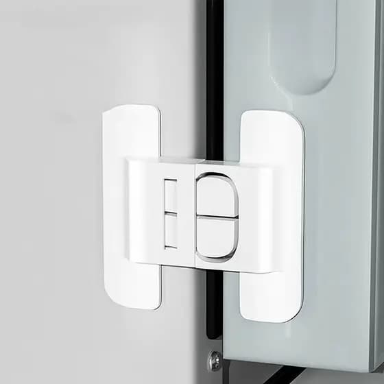 # Novo 1 Pçs Casa Geladeira Bloqueio De Segurança Freezer Fechadura Da Porta Multi-Função Fechaduras Crianças Protetor .