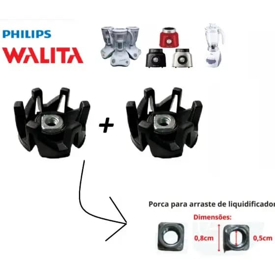 Kit 2 Arrastador Walita Liqfaz com reforço do Copo Walita Liqfaz / Daily