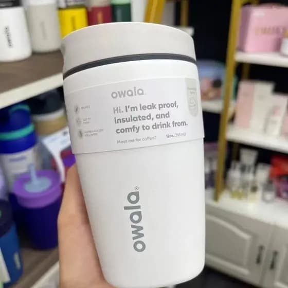 Original pronto estoque novo estilo de segunda geração owala xícara de café dupla camada 304 copo térmico de aço inoxidá