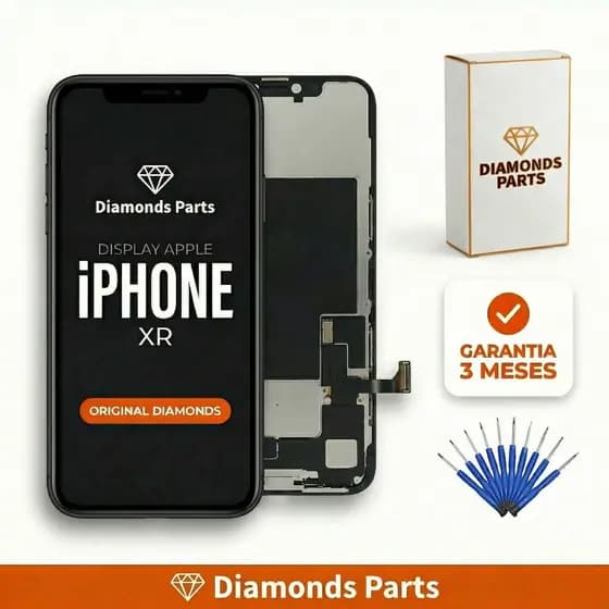 TELA DISPLAY FRONTAL LCD COMPATÍVEL IPHONE XR DIAMONDS ORIGINAL
