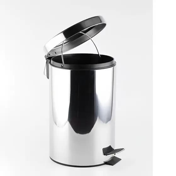 Lixeira Pedal Cesto de Lixo Inox 3L Banheiro Cozinha