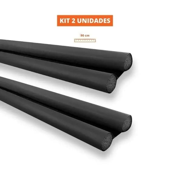 Kit 2 Unidades Veda Porta Protetor Rolinho Impermeável Ajustável 90 cm