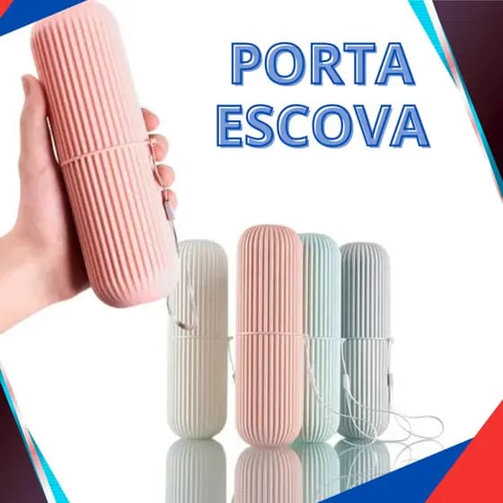 1/2/3 Estojos Porta Escovas De Dente E Creme Dental Portátil Viagem Bolsa Escola