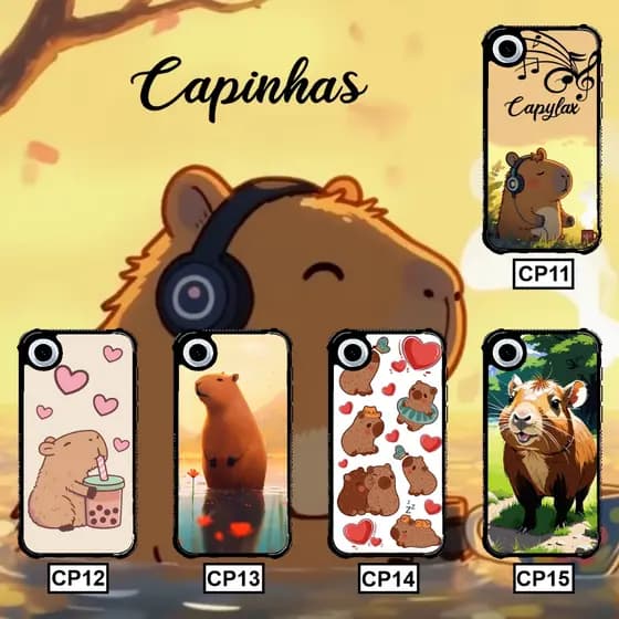 Capa de Celular Capivara Capinha Personalizada Divertidamente todos os aparelhos Capinha de celular