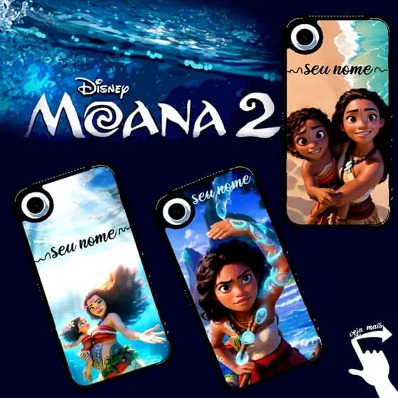Capinha da Moana 2 / Disney para Moto G Power (2021)