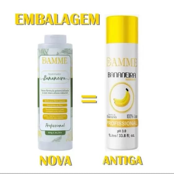 Escova Progressiva Bananeira 1 Litro- Sun Gold Realinhador Profissional Original Damme