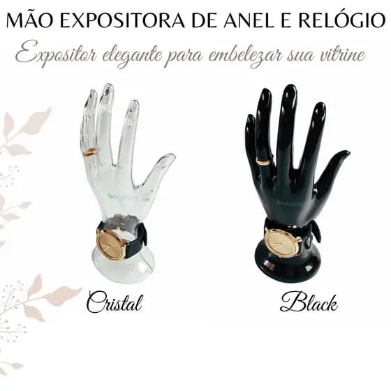 Expositor de Anel | Bracelete | Relógio | Pulseira Formato Mão ANACARDIER