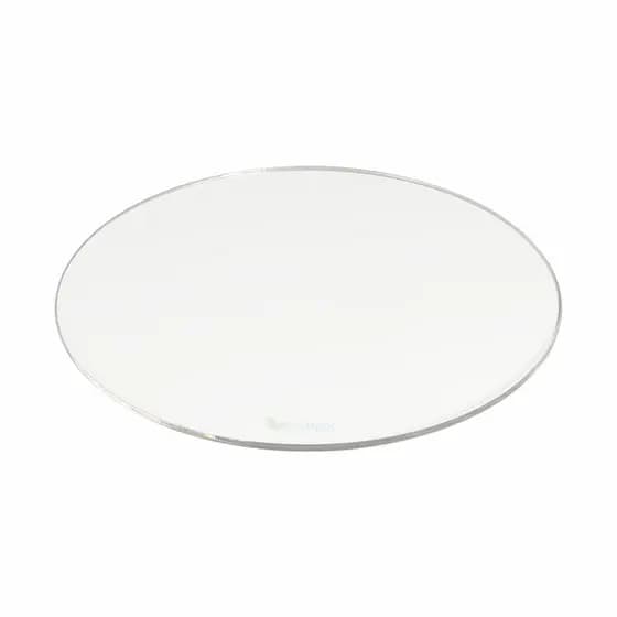 PLACA ACRÍLICA CRISTAL REDONDA DIAMETRO 2MM ESPESSURA