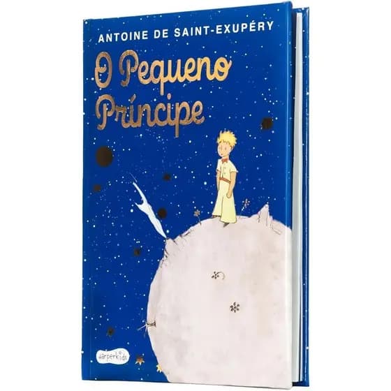 O Pequeno Príncipe Livro Edição de Luxo Capa Dura Almofadada e Aquarelas Antoine de Saint-Exupéry