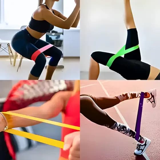 Extensores e Elasticos Para Exercícios Físicos Kit 5 Elástic