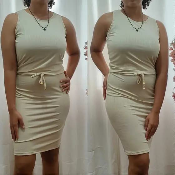 Vestido Midi Regata Evangélico Plus Size