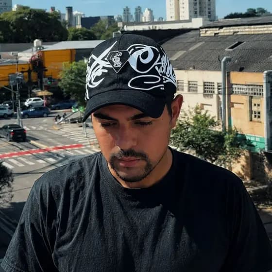 Boné Osascorte DuGrau Motocicleta Masculino Aba Curva Ajustável