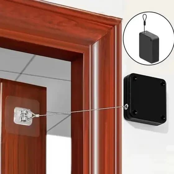 Fechadura Trava Automática Porta Cabo Aço Tração Resistente Compatível WL-1244