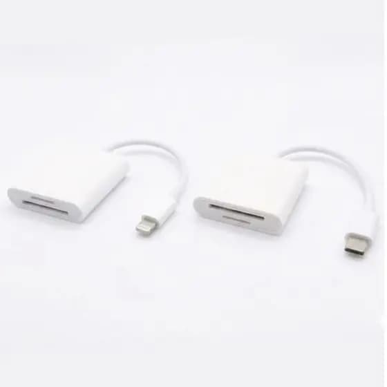 Adaptador Para Leitor De Cartões iPhone Cartão SD e TF Dois-In-One Externa Interface otg