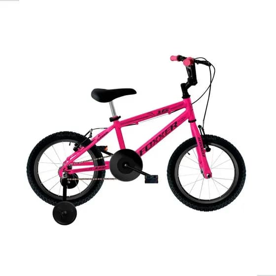 Bicicleta aro 16 foxxer cross alumínio rosa