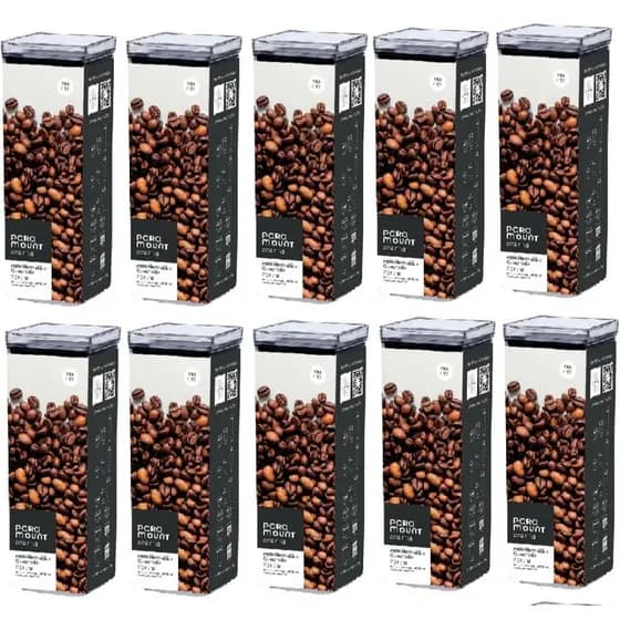Kit com 10un Potes Herméticos 2,2L Organização Cozinha
