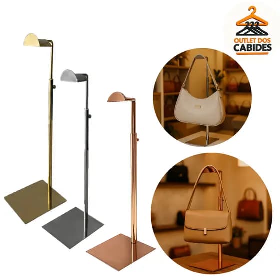 Kit 3 Suporte De Bolsa Luxo